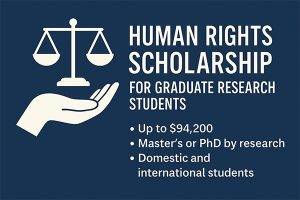 Human Rights Scholarship for Graduate Research Students