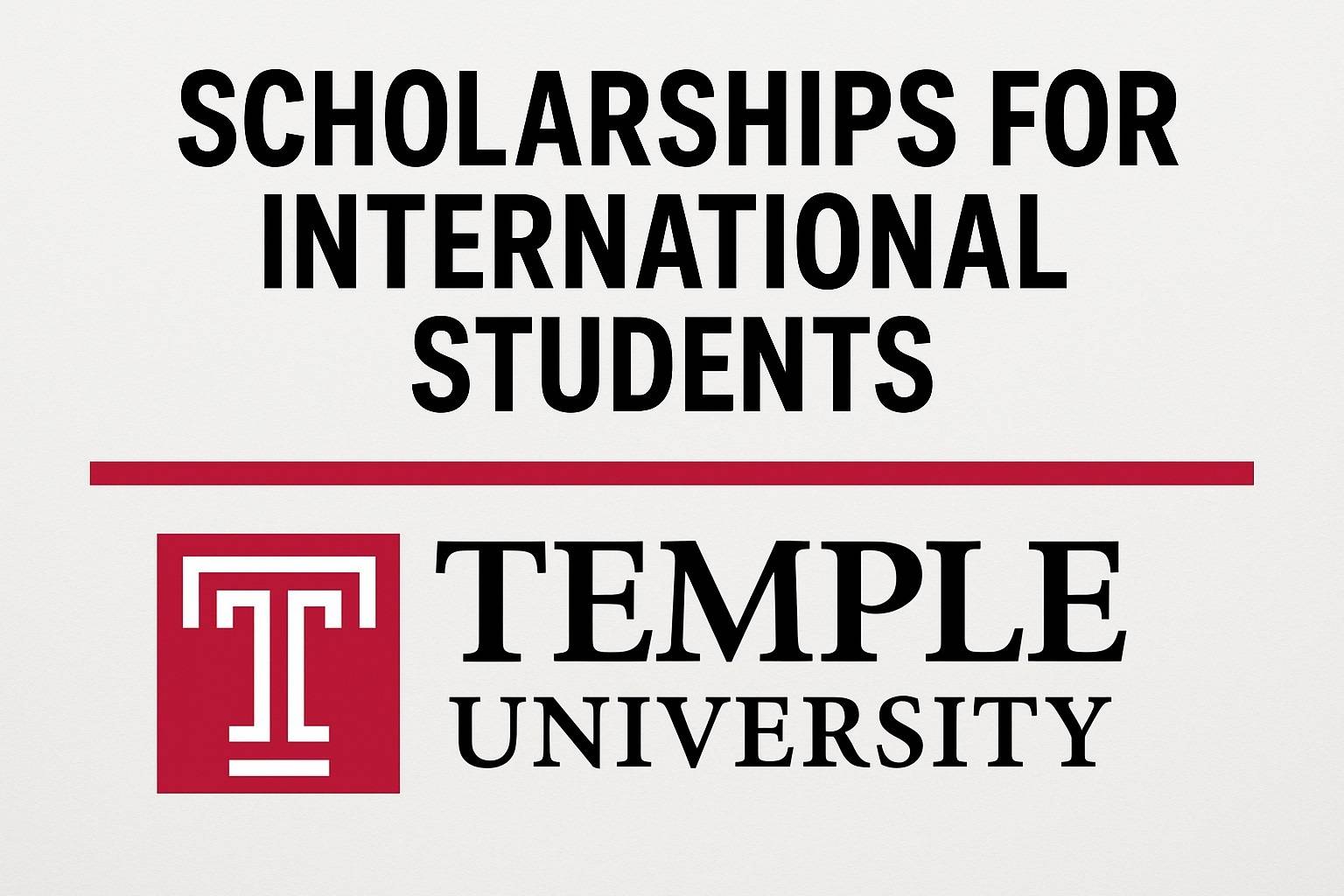 Scholarships for International Students at Temple University